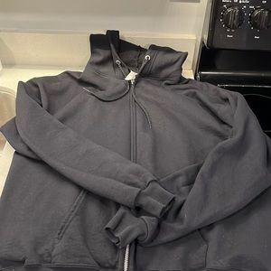 Hanes black zip up hoodie